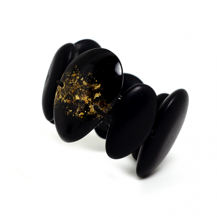 Armband Inspiracao schwarz/gold