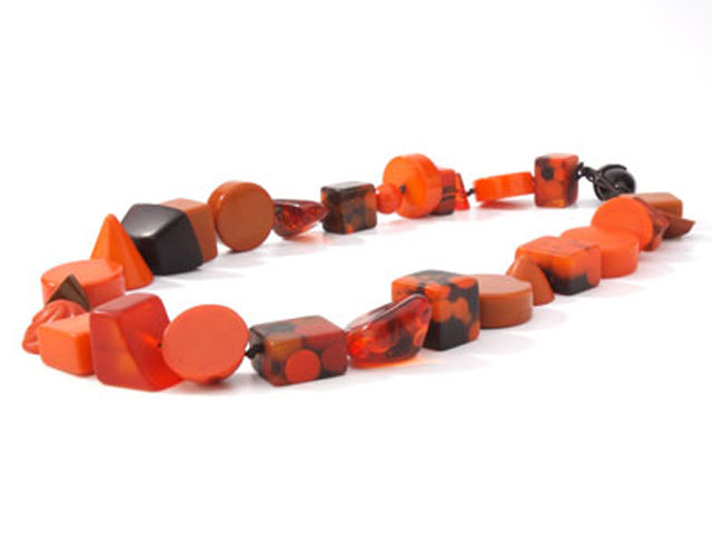 Kette Indiana kurz orange (Mix 109)