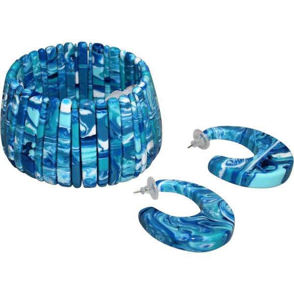 Schmuckset Tupinamba blau