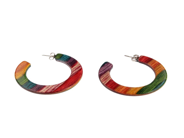 Teekri Ohrring Classico Hoops rainbow